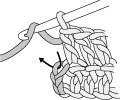 Insert the hook in the top chain of the turning chain.