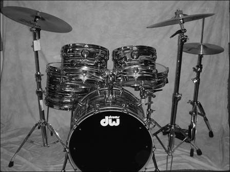 The modern drumset.