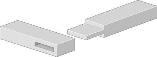 A through mortise-and-tenon joint is one of the most beautiful joints that you can make.