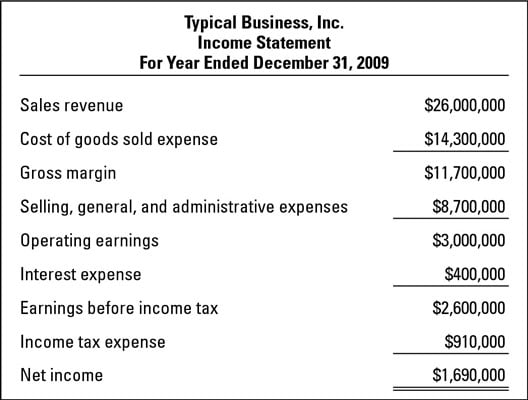 What you can learn from your income statement