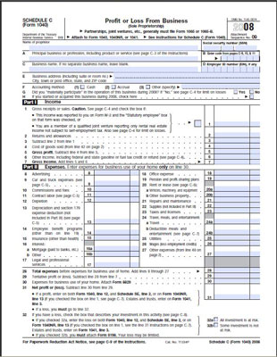 sample partnership tax return