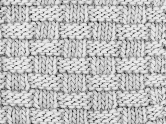 How To Knit The Basket Weave Stitch By Studio Knit Basketweave Stitch ...