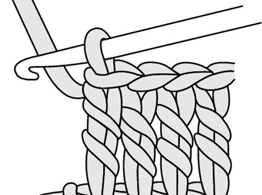 Work one triple crochet in each successive chain across the foundation chain.