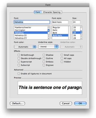 Commands On Mac For Word Srike Through