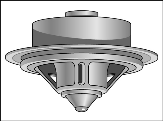 Drop in and secure the new thermostat.