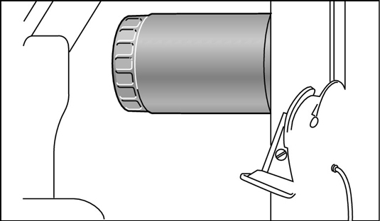 Unscrew the oil filter using an oil filter wrench if you can’t do it by hand.