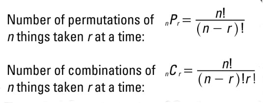 Formula Chart Algebra 2