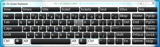 command for onscreen keyboard windows 7
