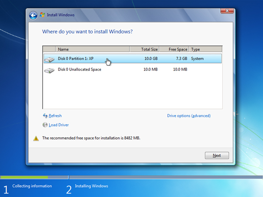 How to Clean Install Windows 7 over Windows XP - dummies