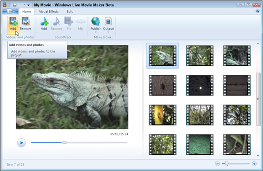 windows live movie maker تحميل برنامج بالصور