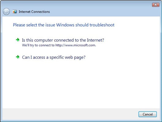 The troubleshooting guide to solve any internet problems on a Windows.