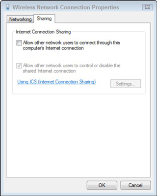 internet connection sharing step 4