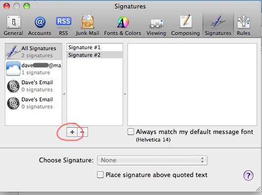 From the Signatures pane that appears, click the Add Signature button.