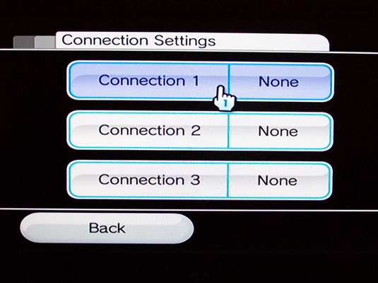 Choose Wireless Connection and then Search for an Access Point.