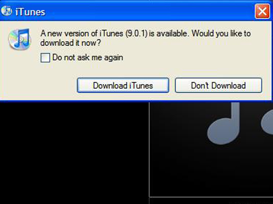 Run the iTunes installer.