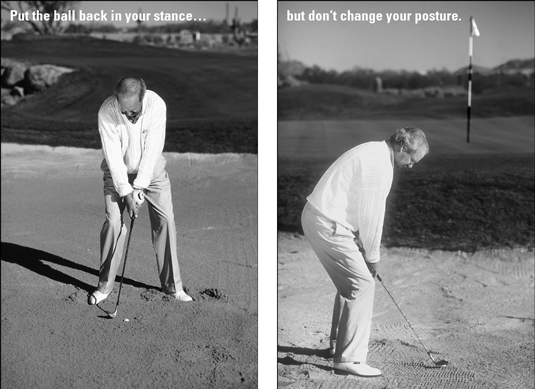Shift nearly all your weight to your left side.