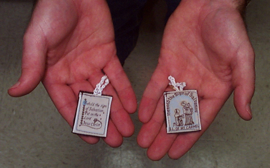 Scapulars are good reminders of prayer and faith.