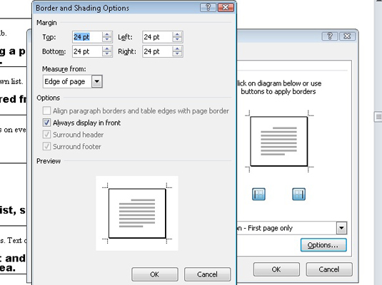 how to print to the edges in word