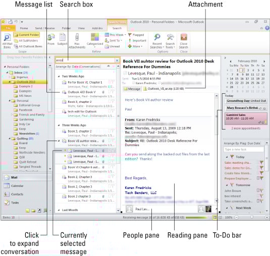 Outlook 2010 All In One For Dummies Cheat Sheet Dummies