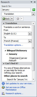 Type (or edit) the word or phrase in the Search For box, if necessary, and click the Start Searching button.