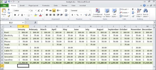 Create A Chart In Excel