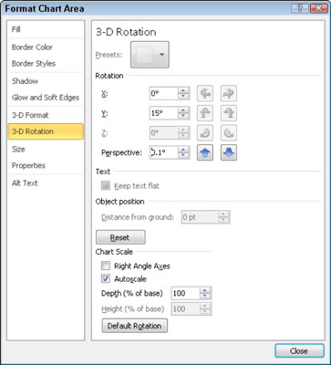 3 Dimensional Charts In Excel 2010