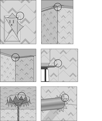 How To Make Wallpaper Seams And Corners Look Perfect Dummies - Best Wallpaper Seam Repair