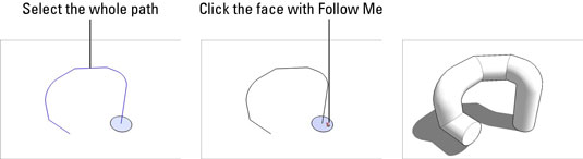 How To Use Follow Me In Google Sketchup 8 Dummies