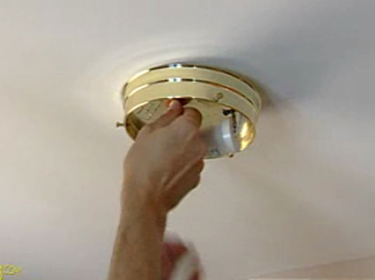 How To Replace A Ceiling Fixture Dummies, How To Replace A Light Fixture In The Ceiling