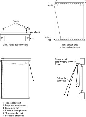 Make a manually operated screen retractor that works reliably, is easy to use, and costs very littl