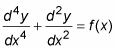 A linear differential equation