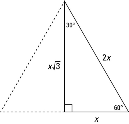 Identifying The 30 60 90 Degree Triangle Dummies