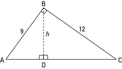 How To Solve Problems With The Altitude 0n Hypotenuse Theorem Dummies