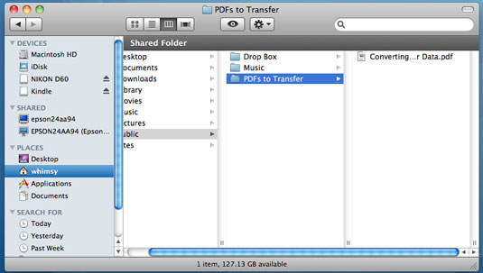 Make sure you can see your PDF via a file browser (such as Finder on Mac or Explorer on Windows) or as an icon on the desktop.