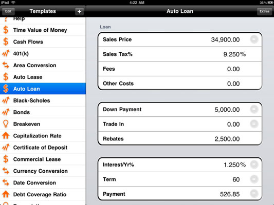 Calculate Loans on Your iPad with the PowerOne Financial Calculator App ...