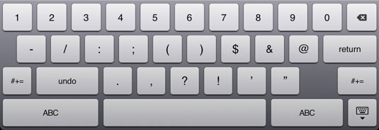 Tap keys on the keyboard to enter text.