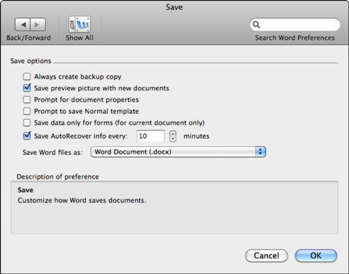 ms word for mac 2011 recover password.