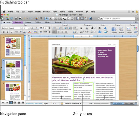 Using The Publishing Layout View In Word For Mac 11 Dummies