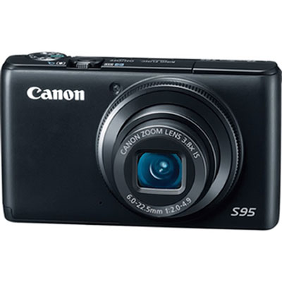 A Canon point-and-shoot camera.