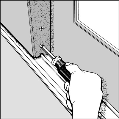 How To Maintain And Fix Sliding Doors Dummies - How To Replace A Patio Door Lock
