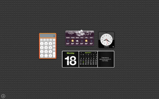 Using Widgets On The Dashboard In Mac Os X Lion Dummies