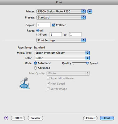 How to change default settings for epson r2000 in mac - pagsir