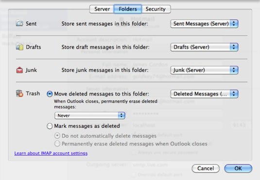 outlook 2011 for mac mail setup