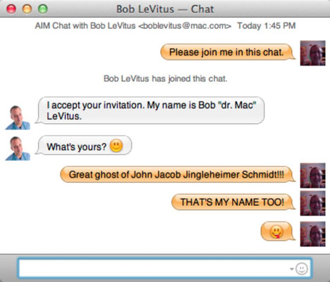 Messaging With Ichat In Mac Os X Lion Dummies