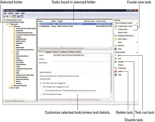 How To Make Your Task Folder In Windows Task Scheduler Dummies