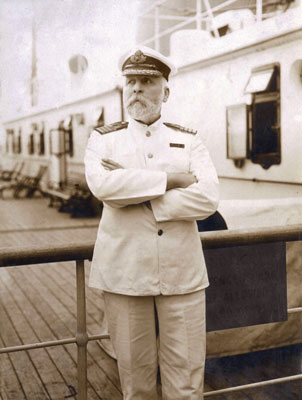 Captain Edward J. Smith: ultimately responsible for more than 2,200 lives and the $7.5 million vessel.