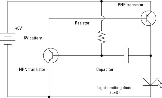 A typical schematic diagram.