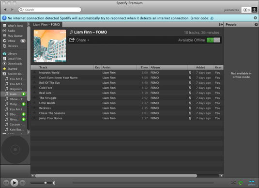 spotify for mac laptop