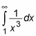 An improper integral