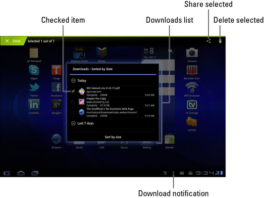 How To Use The Galaxy Tab Browser To Download Files And Images